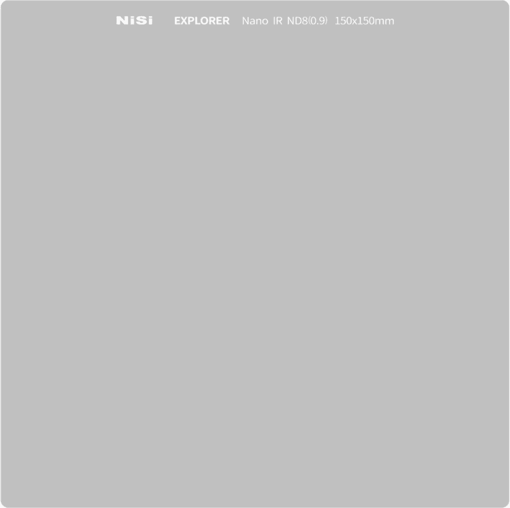 NiSi Square Filter Explorer 150X150mm IRND 8 3Stops