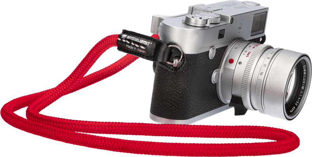 ARTISAN & ARTIST Silk Camera Strap, Red 