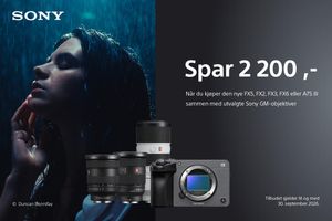 Sony FX5 lansering - Spar 2200kr på utvalgte objektiver sammen med FX-kamera