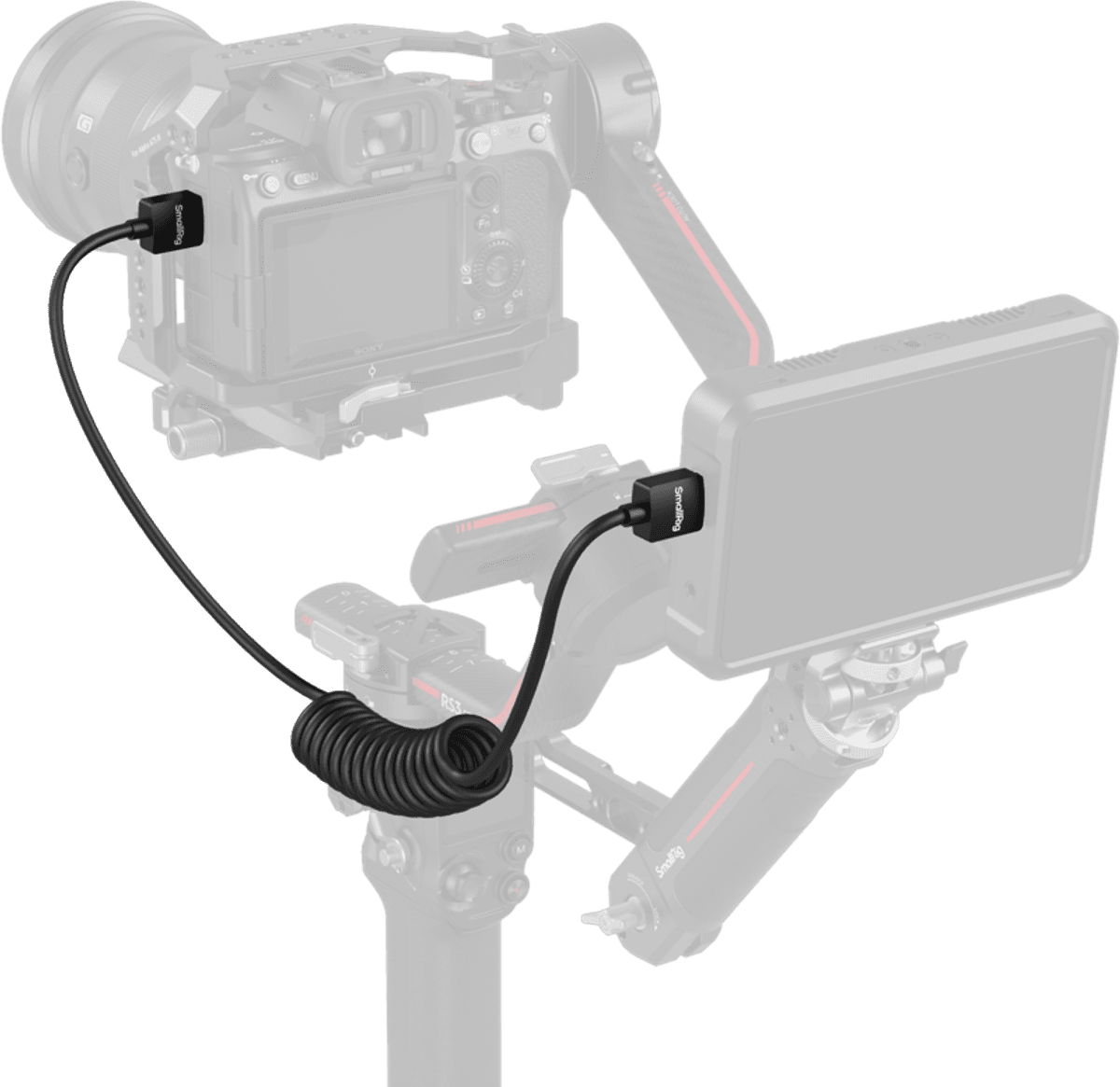 SmallRig 4963 Coiled HDMI Data Cable A to A