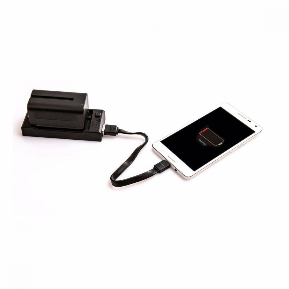 Nanlite CN-58 2-1 lader for NP batteri