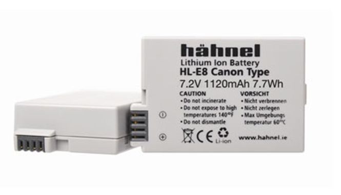Hovedbilde Hähnel Batteri Canon HL-E8