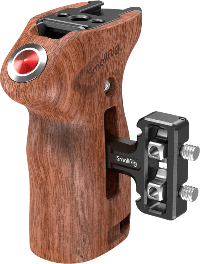 SmallRig 3323 Side Handle Wood with Start/Stop Remote Trigger
