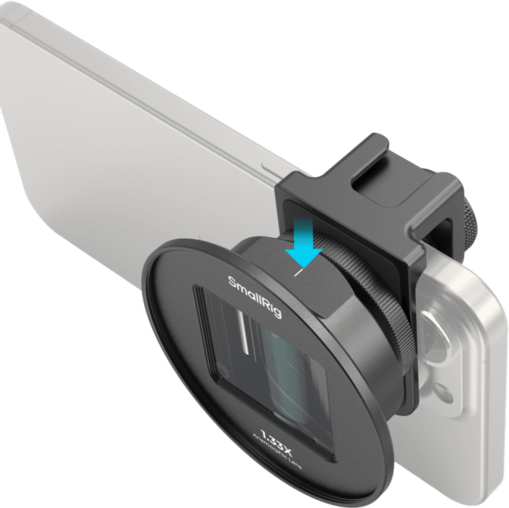 SmallRig 4590 Anamorphic Lens 1,33x for mobiltelefon (T-Mount)