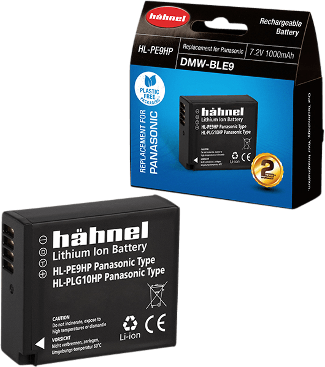 Hähnel Batteri Panasonic HL-PE9HP / DMW-BLE9
