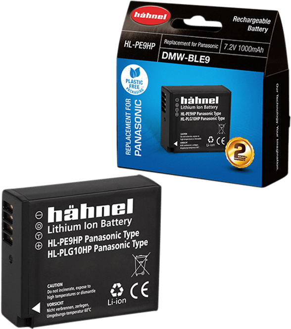 Hovedbilde Hähnel Batteri Panasonic HL-PE9HP / DMW-BLE9