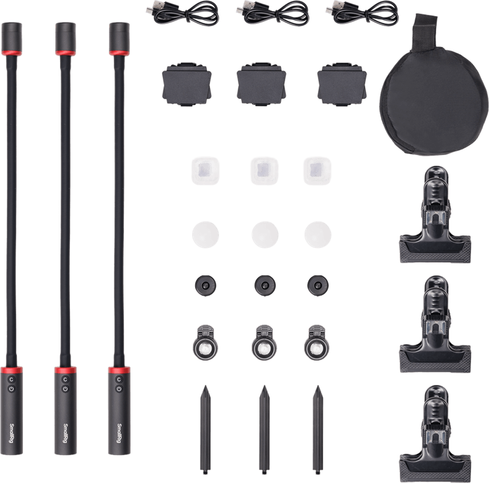 SmallRig 6520 RM 03 Macro Photography LED Video Light Kit 3-pack