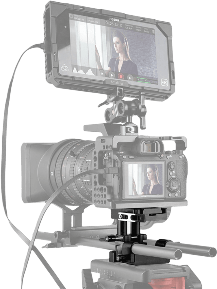 SmallRig 2092 Univ. 15mm Rail Support Baseplate