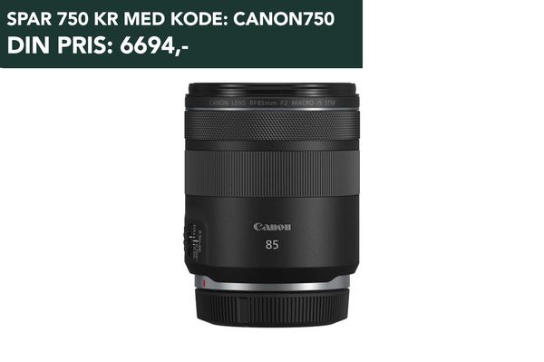 Hovedbilde Canon RF 85mm f/2 Macro IS STM