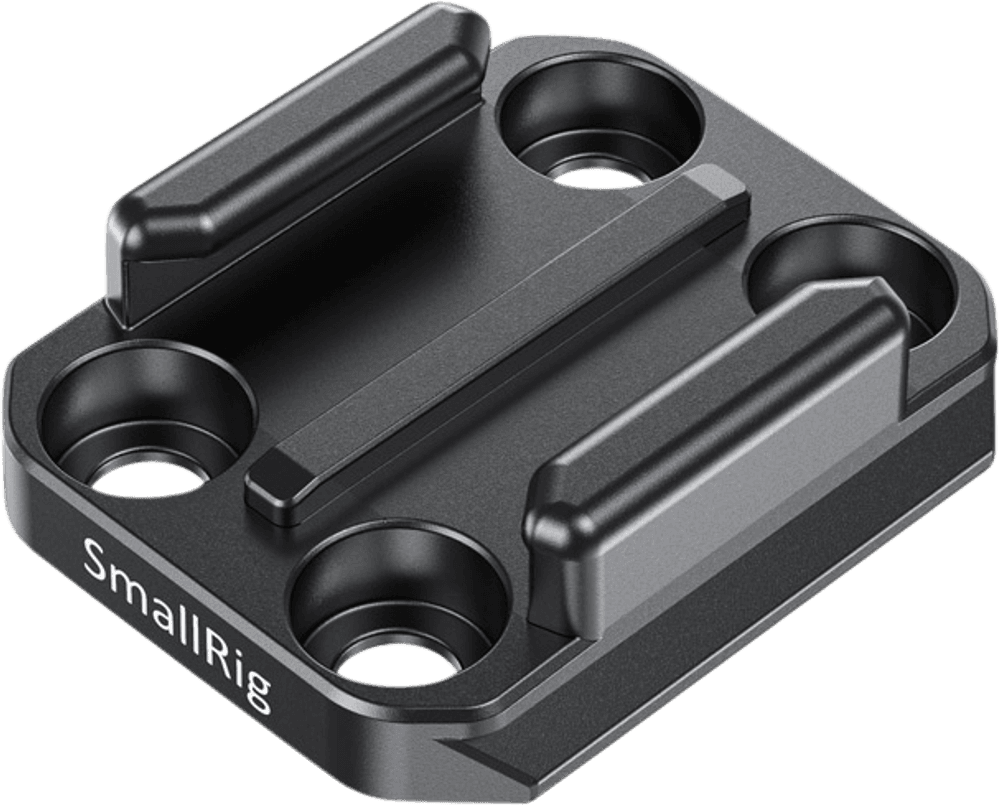 SMALLRIG 2668 spenneadapter med Arca QuickRelease-plate for Gopro-fester