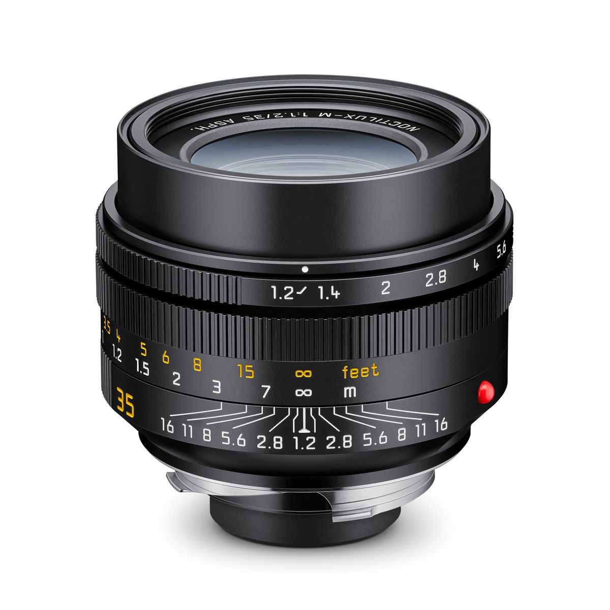 Leica Noctilux-M 35 f/1.2 ASPH., black anodized finish