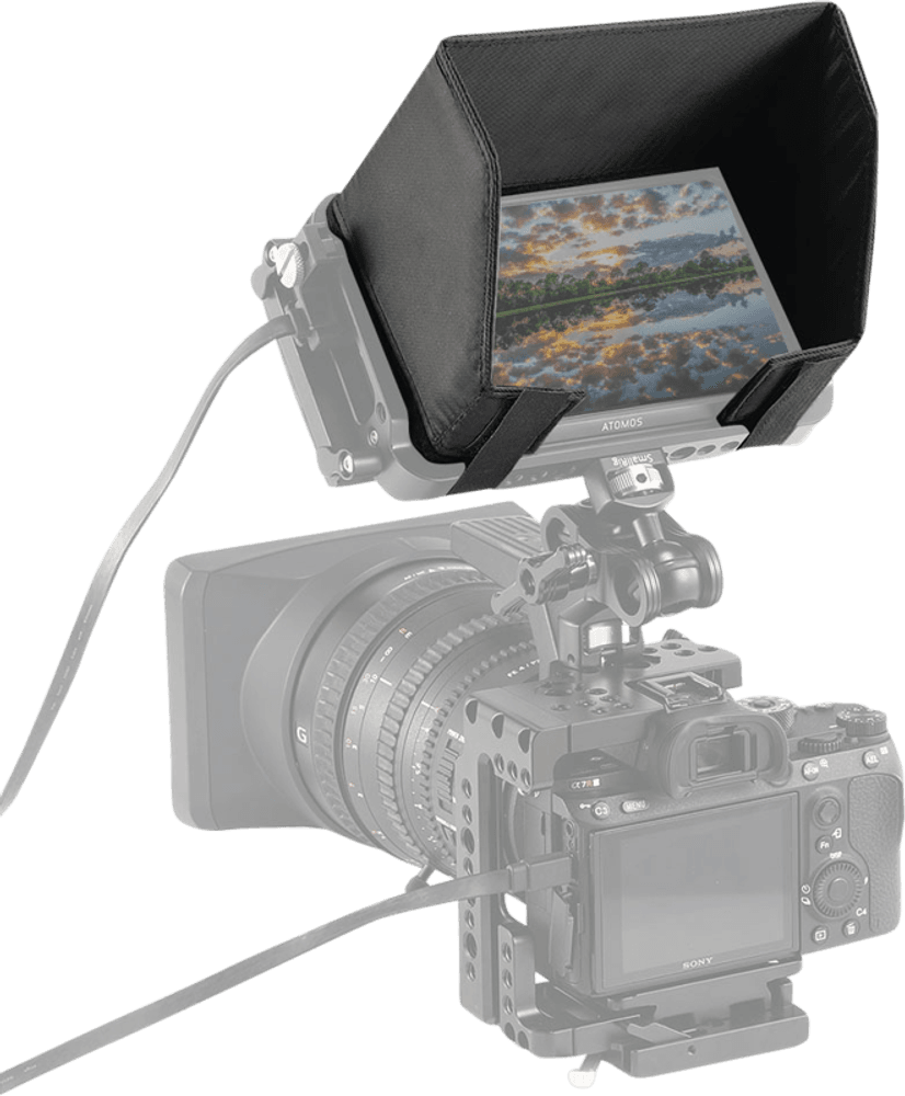 SMALLRIG 2269 Solskjermhette for Atomos Ninja V