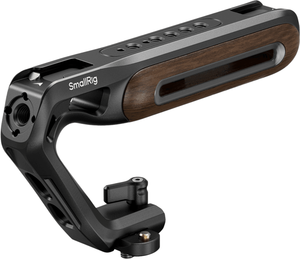 SmallRig  5251 Wooden Top Handle with NATO Clamp