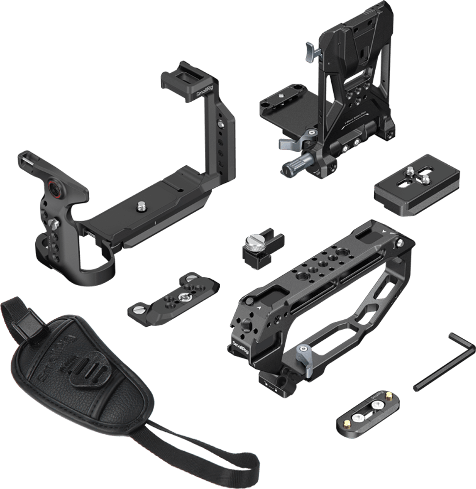 SmallRig 6779 HawkLock Handheld Cage Kit with V-Mount Plate for Sony FX5