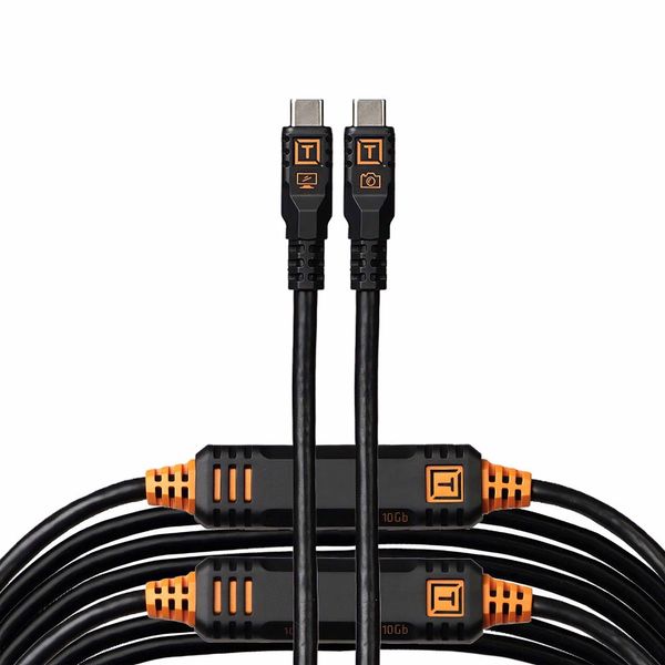 Hovedbilde TetherPro Optima 10G USB-C, 9.4m, Rett, Svart