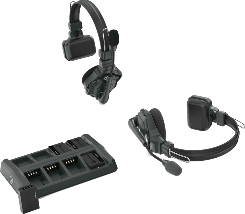 Hollyland  Solidcom C1 Full Duplex Wireless Intercom System with 2 headsets