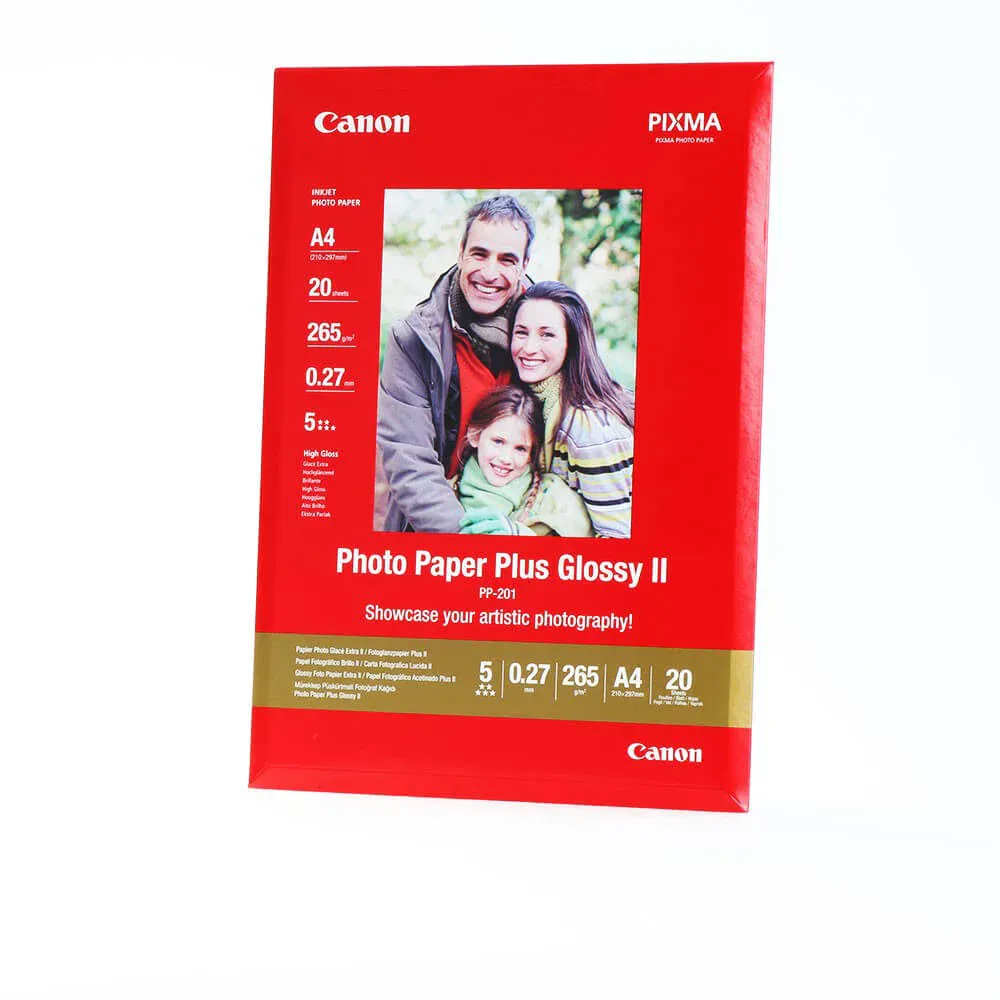 Canon PP-201 Photo Paper Plus Glossy II 260g A4 20stk