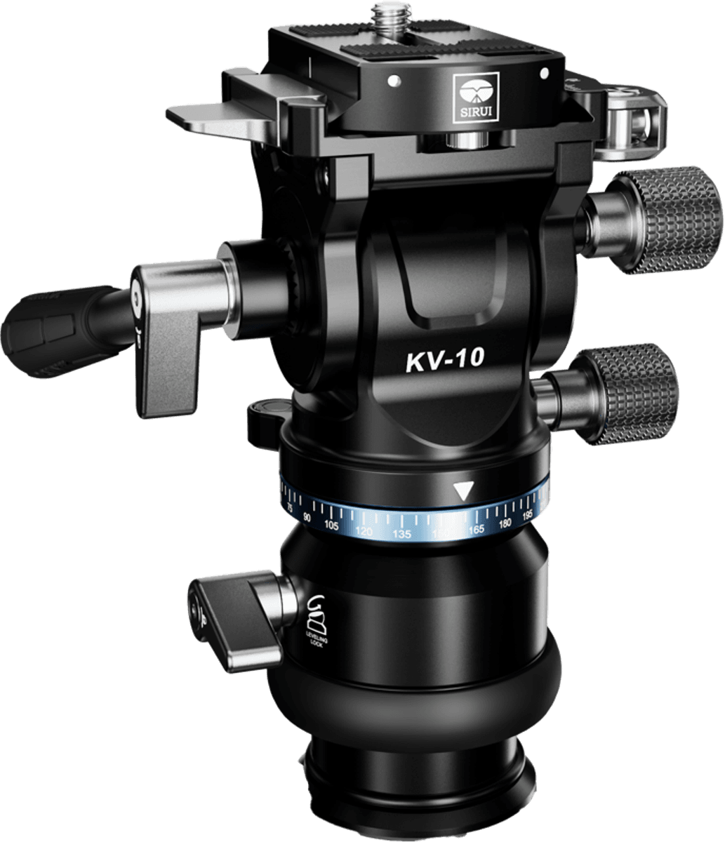 Sirui  Pan & Tilt Head with Leveling Base KV-10