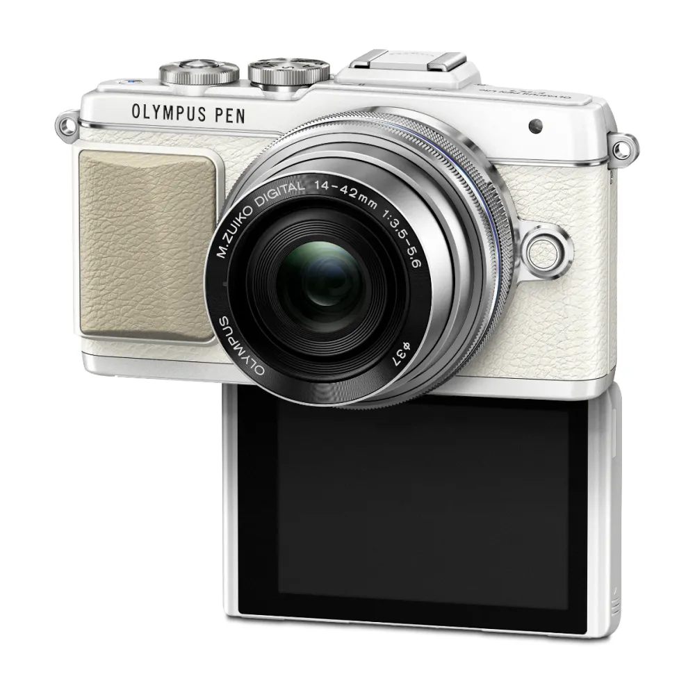 Olympus E-P7 14-42mm Pancake Zoom Kit White