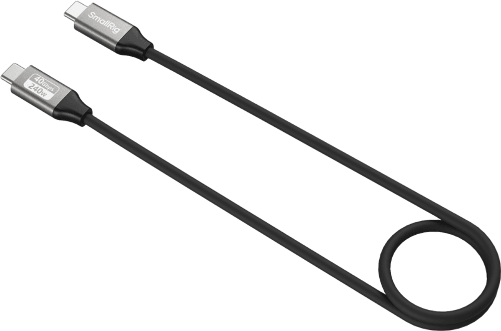 SmallRig 5074 USB-C Data Cable (Straight to Straight, 60cm (40Gbps + 240W + 8K)