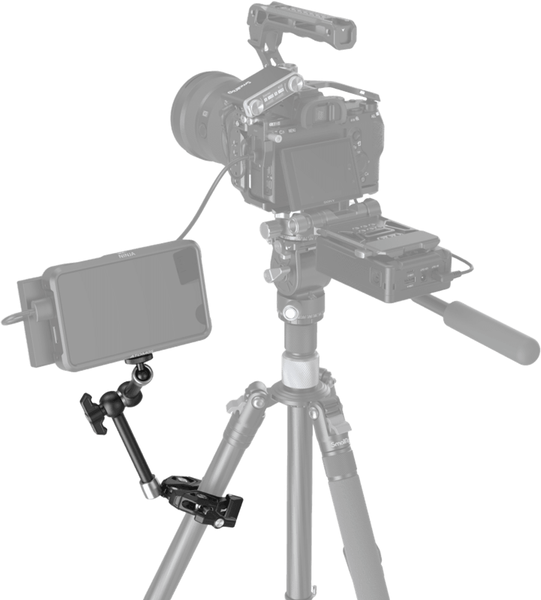 SmallRig 4454 Crab-Shaped Super Clamp Kit with Magic Arm