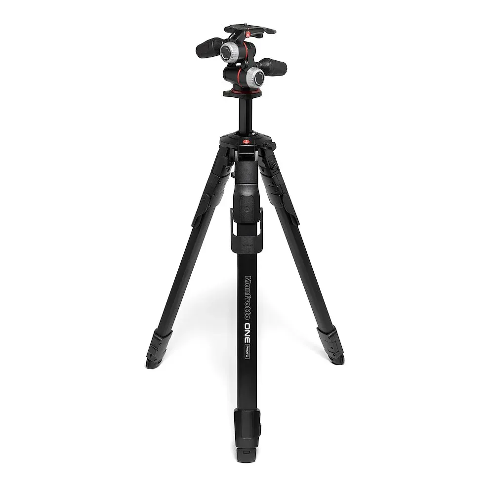 Manfrotto Stativsett ONE Photo 3-veis hode Aluminium 