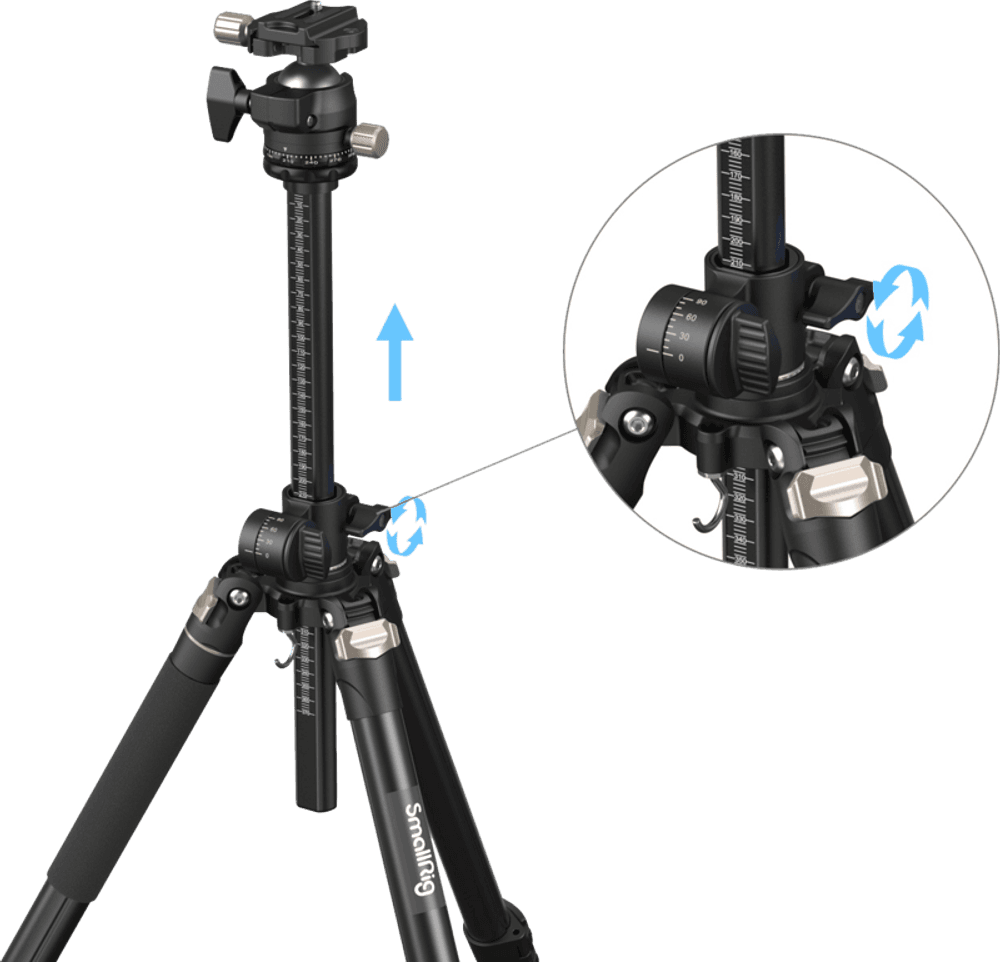 SmallRig 4288 Tripod with Lateral Center Column CT200 