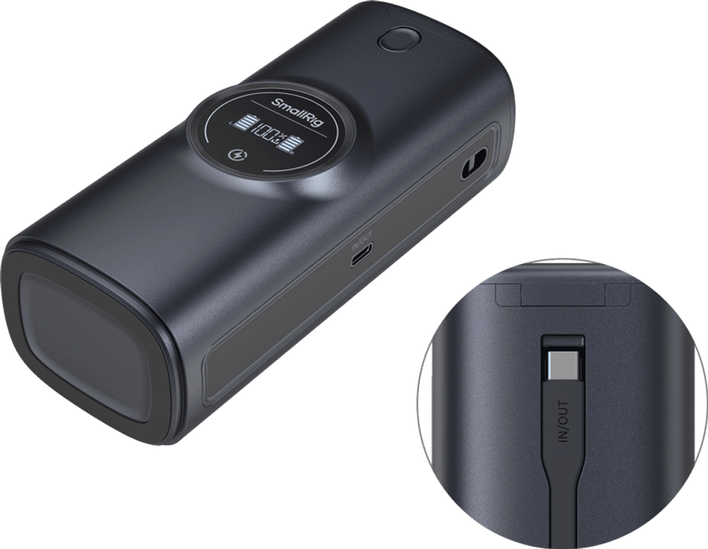 SmallRig 5110 Power Bank Charger Case Kit for Nikon EN-EL15c Camera Batteries