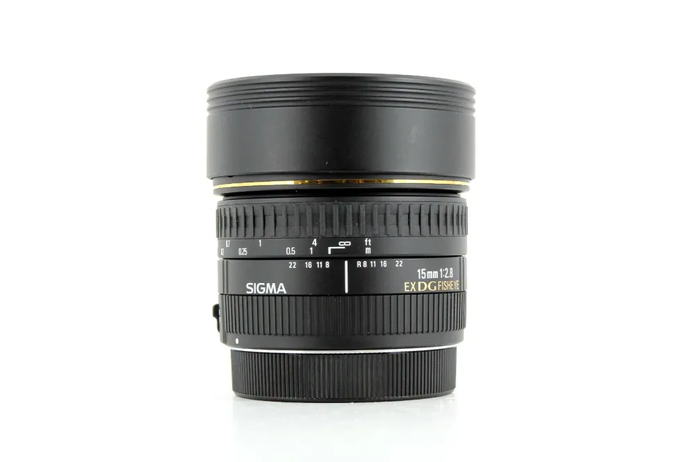 Sigma 15mm F2.8 EX DG Fisheye for Nikon F Brukt