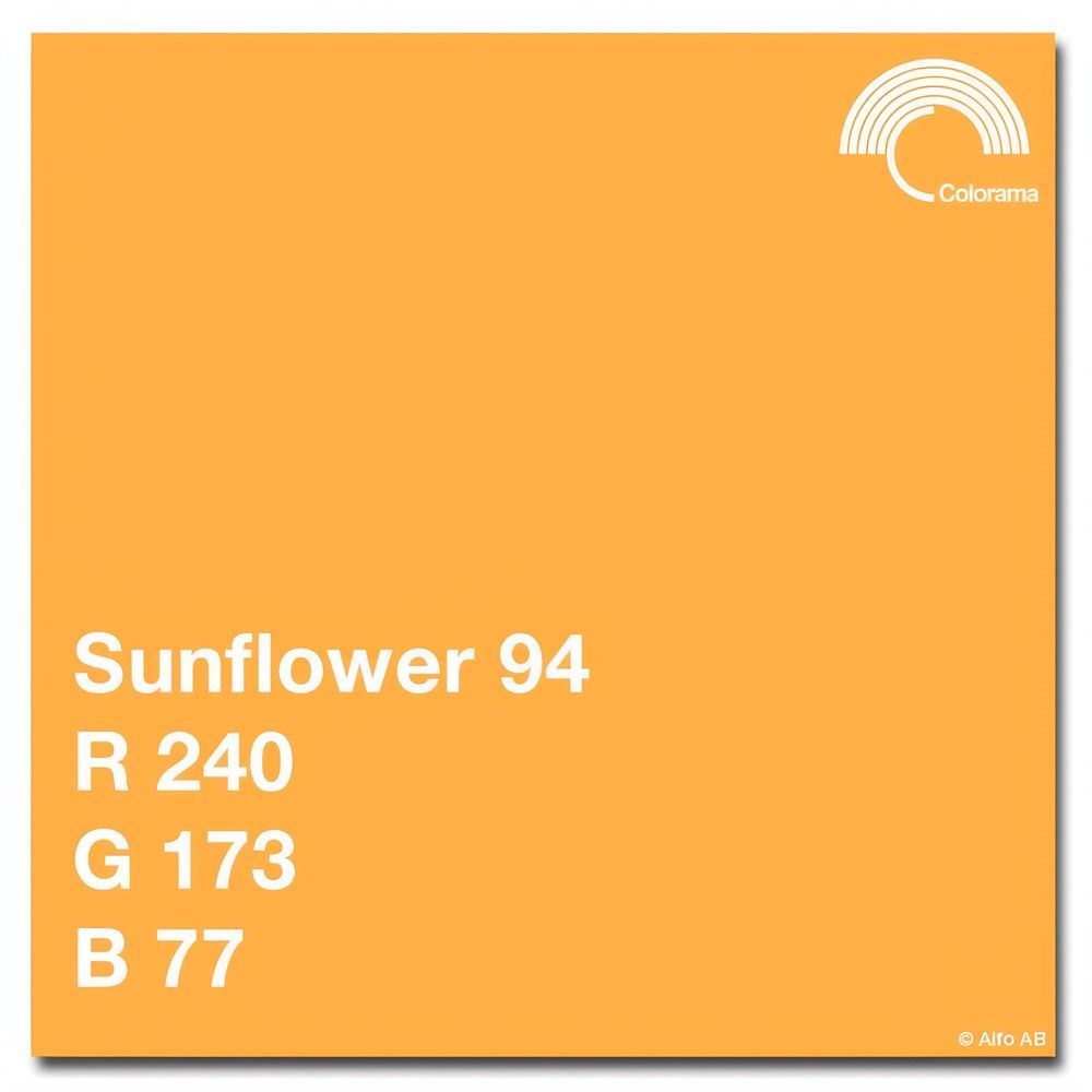 Colorama Bakgrunnspapir 2,72m x 11m Sunflower