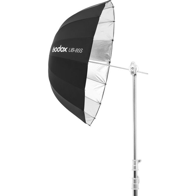 Hovedbilde Godox 85cm Parabolic Umbrella Black&Silver