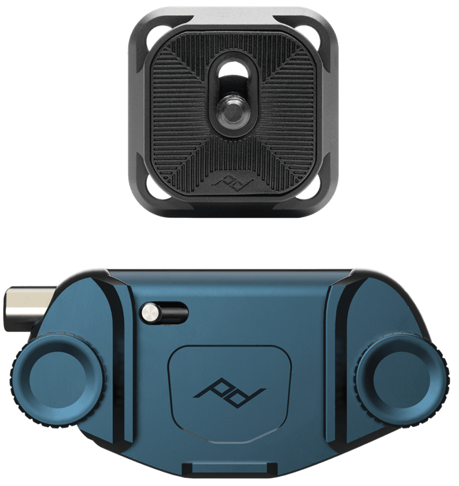 Peak Design Capture Camera Clip (v3) with Standard plate I Ocean