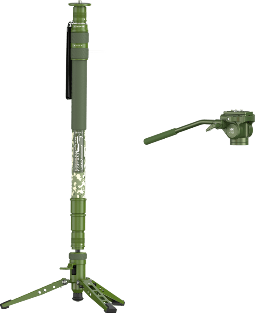 Sirui Monopod Video Set Pedal Version Camouflage CVM-145P + CT5X