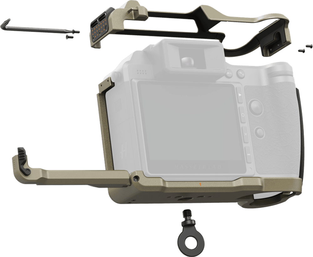 SmallRig 5928 Modular Metal Cage for Hasselblad X2D II 100C / X2D 100C (Tundra Green)