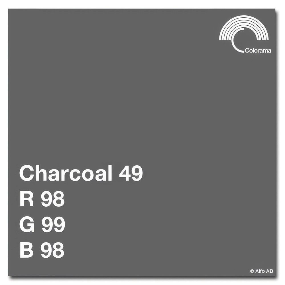 Colorama Bakgrunnspapir 1,35m x 11m Charcoal