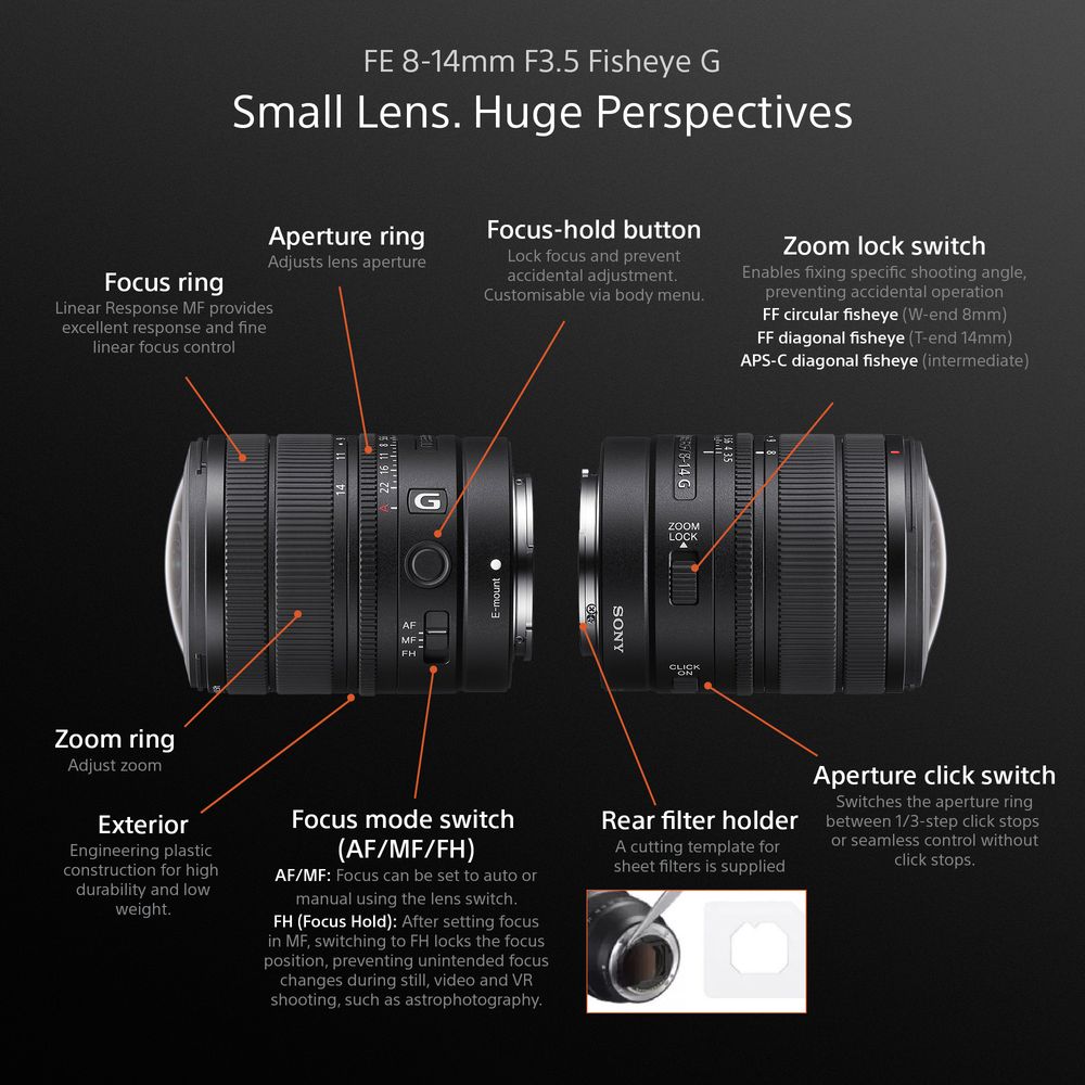 Sony FE 8-14mm f/3.5 Fisheye G
