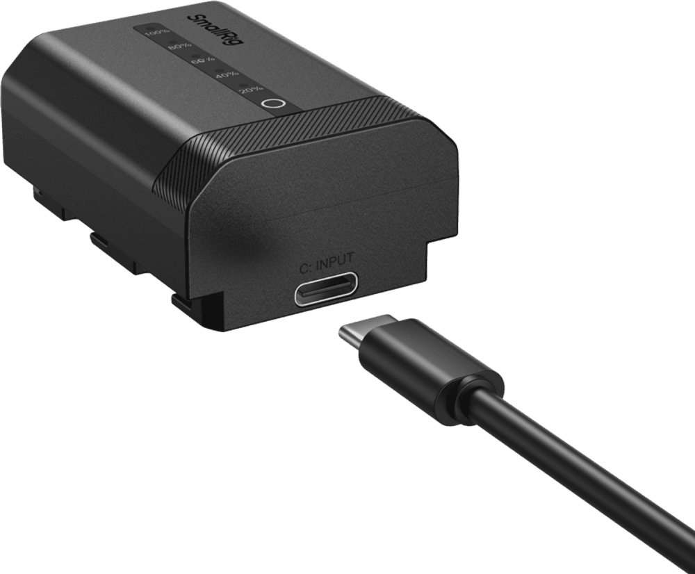 SmallRig 5297 USB-C Camera Battery with Power Display for Sony NP-FZ100