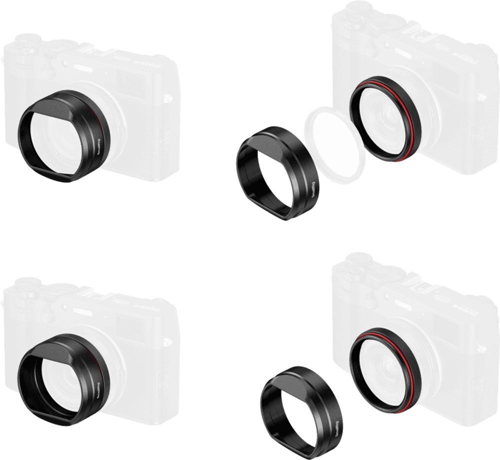 SmallRig 5848 Lens Hood for FUJIFILM X100VI / X100V Sort