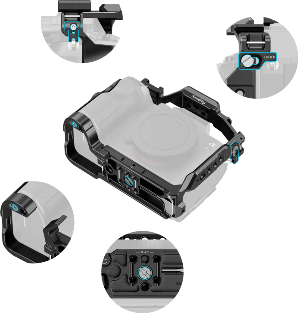 SmallRig 6703 Cage Kit for Sony Alpha 7R VI