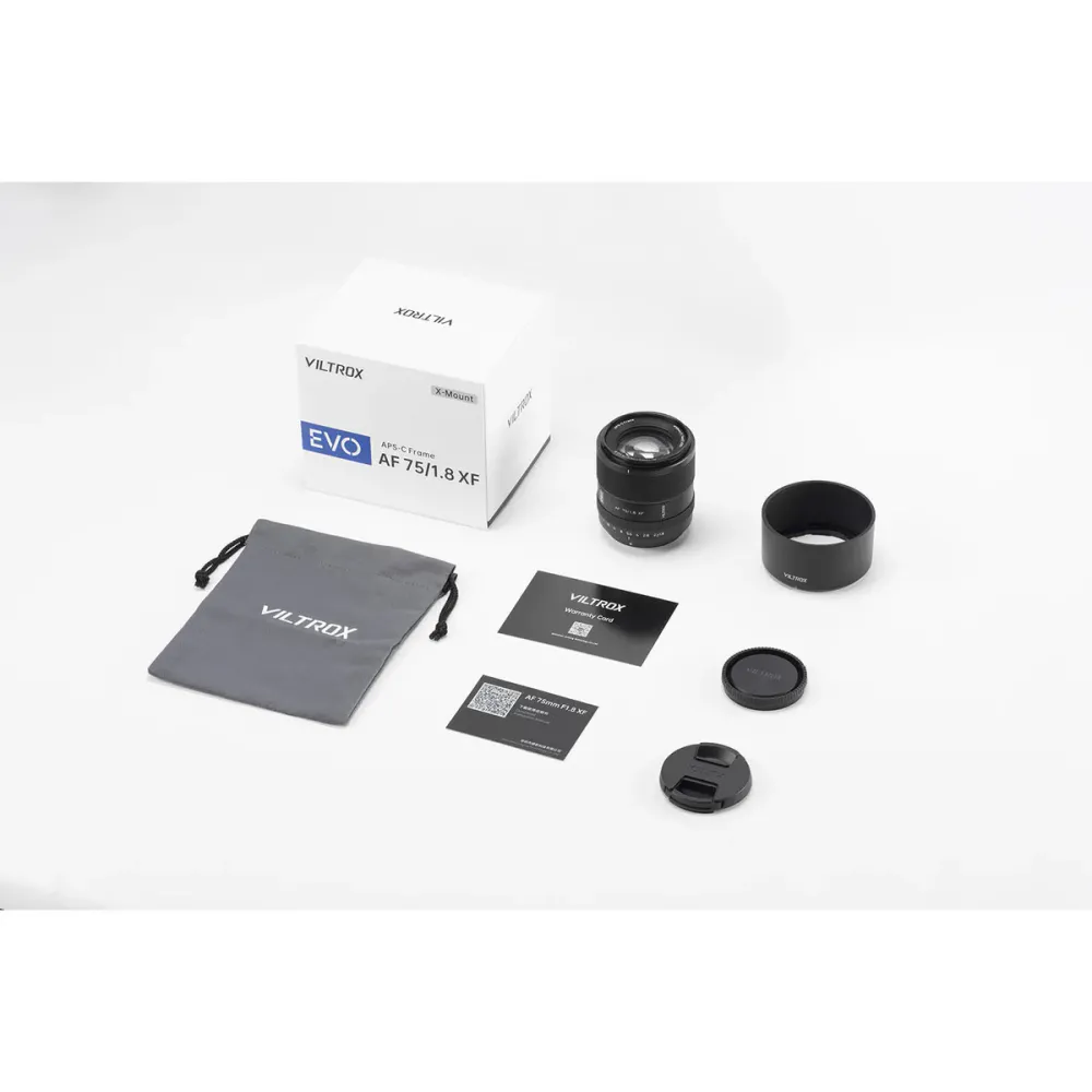 Viltrox AF 75mm F1.8 EVO for Fuji XF APS-C