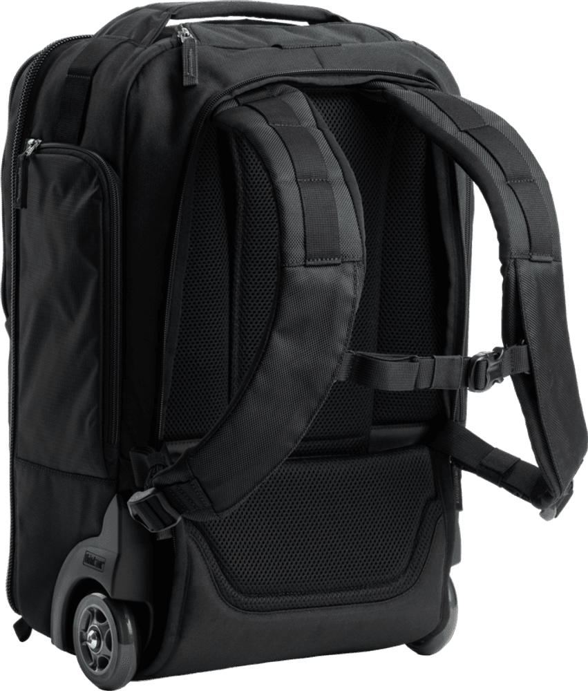 Think Tank Airport Essentials Rolling Backpack, Black